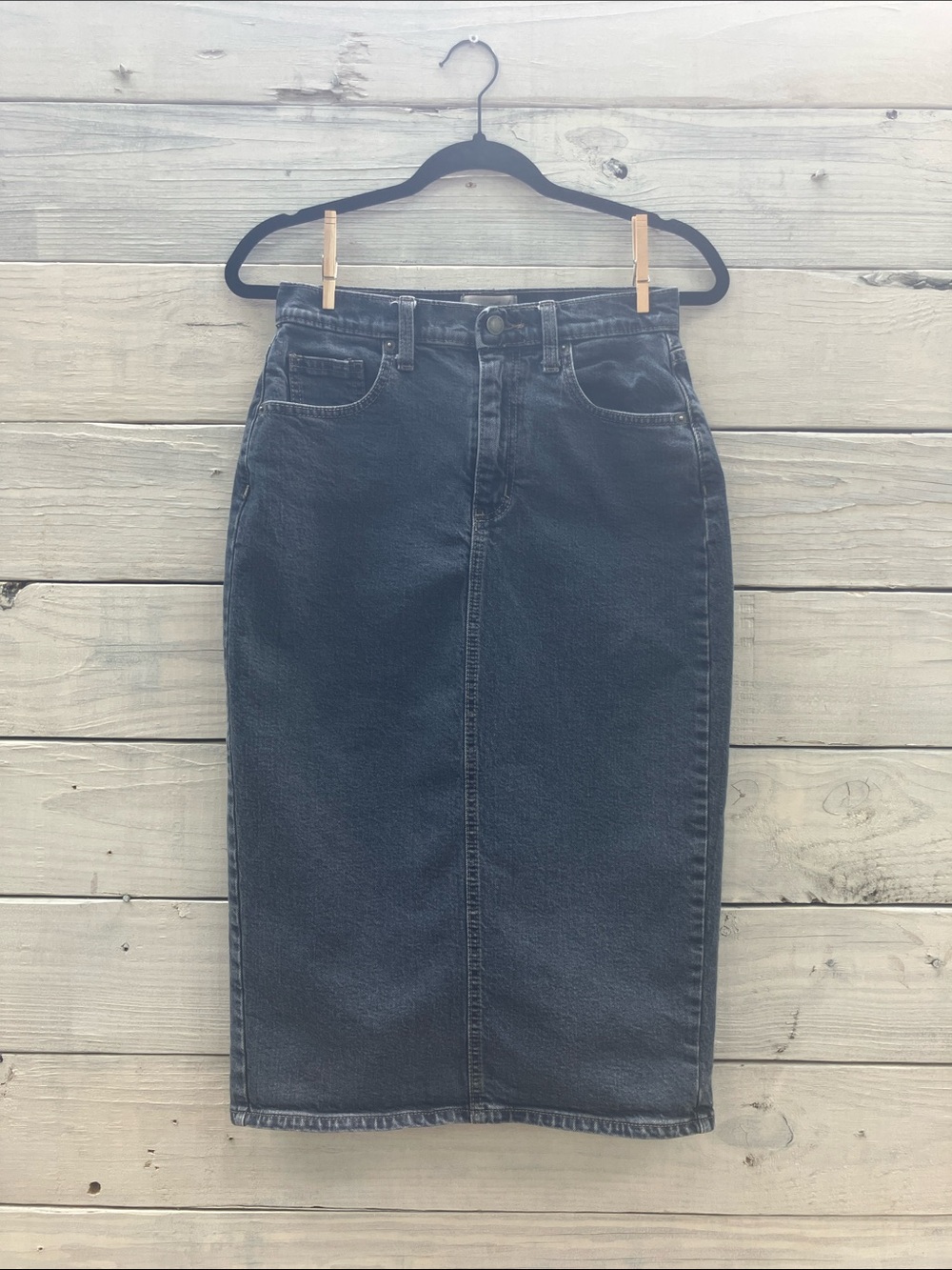 Dark Grey/Charcoal Wash Universal Thread Denim Skirt 2